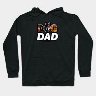 DOG DAD - Chihuahua oil painting word art Hoodie